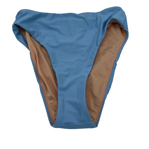 NWT J. Crew Blue High Rise Bikini Swim Bathing Suit Bottom Women's Size Small - Picture 2 of 8